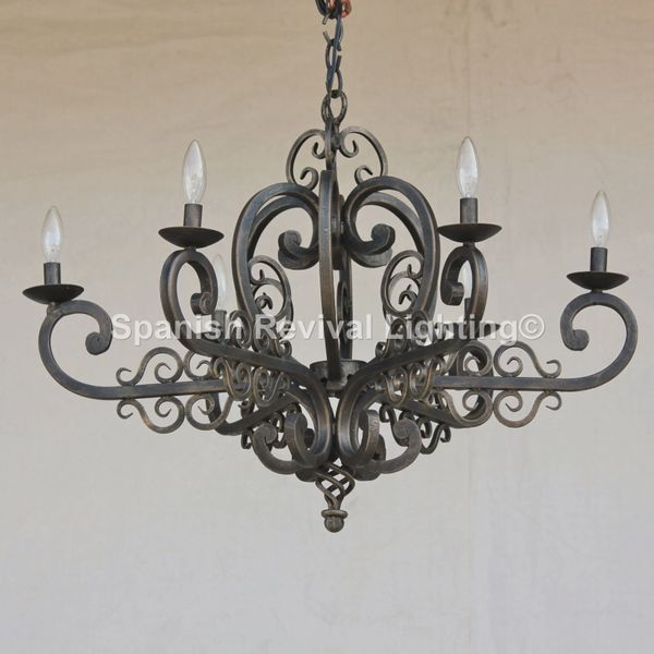 Spanish store revival chandelier