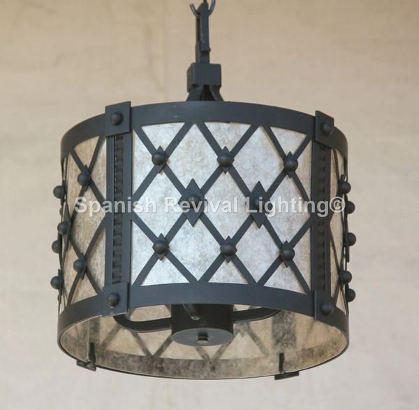 2364-4 Contemporary / Transitional Style Hanging Drum Pendant Light ...