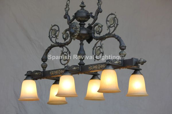 European Garden Brass Chandelier Classical Warm And Romantic Iron