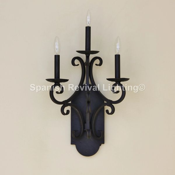 Tuscan style deals candle wall sconces