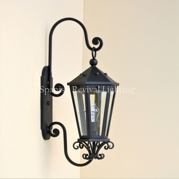 7173 3 Contemporary Spanish Style Outdoor Wall Lantern Spanish   Rs=w 600,h 600