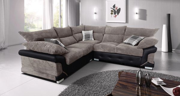 Black fabric sofas store for sale