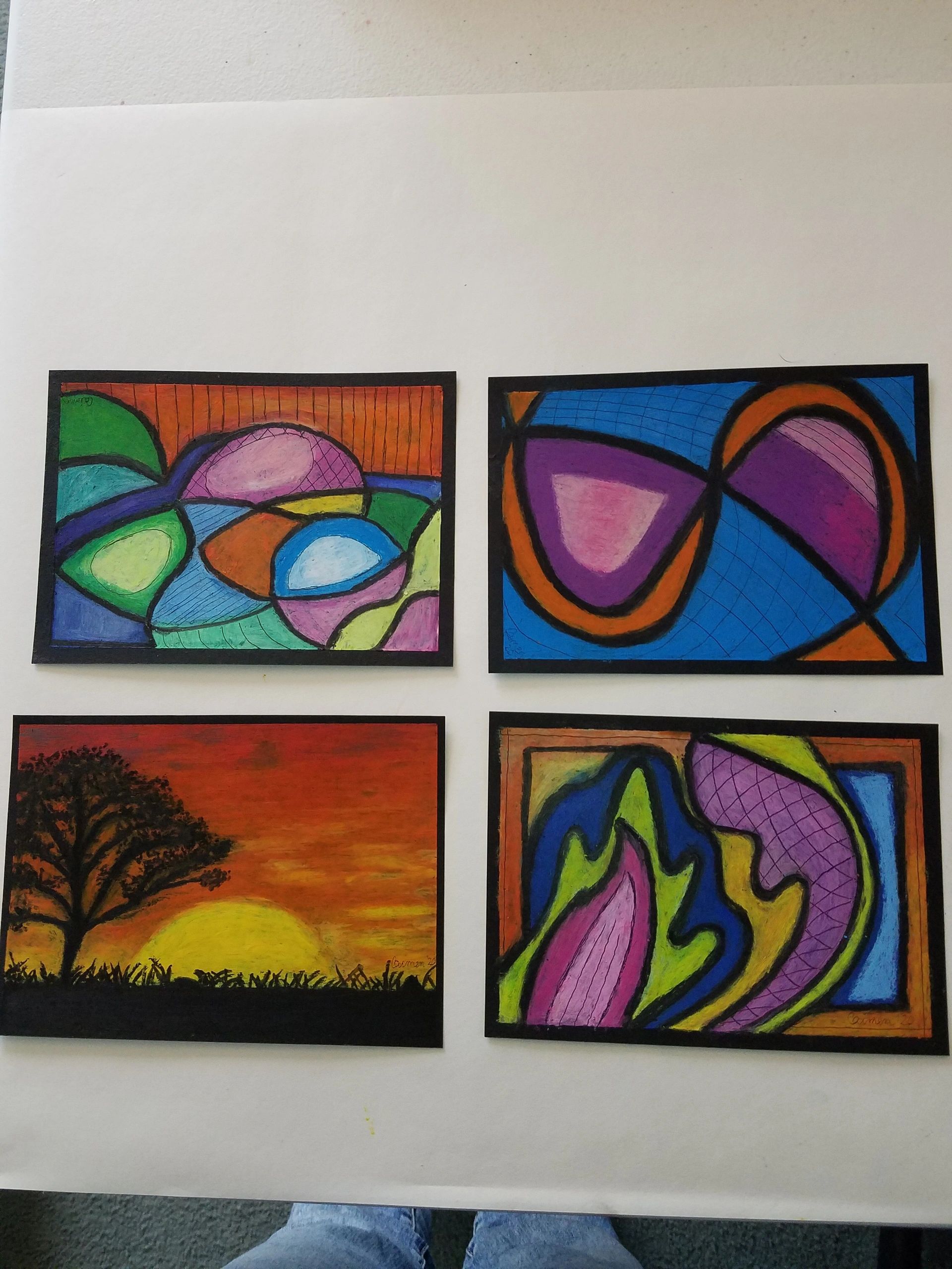 Oil Pastel Art Instructions for Adults