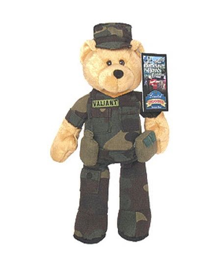 military teddy bear