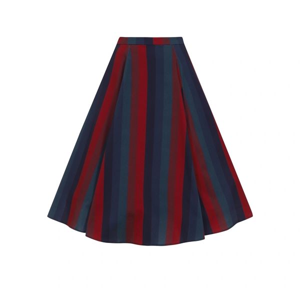 Clara Jewel Stripe Skirt by Collectif Clothing | Vintage inspired Retro ...