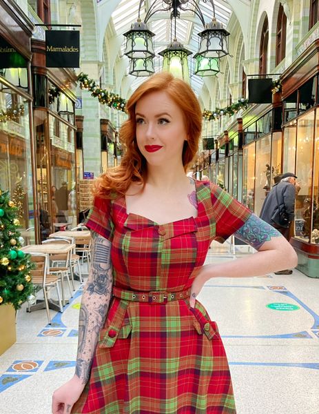 Voodoo vixen clearance ella tartan dress