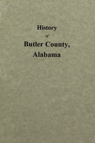 Butler County, Alabama, History of.