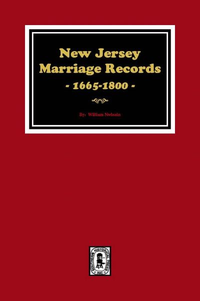 New Jersey Marriage Records, 1665-1800.