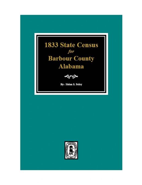 1833 State Census for Barbour County, Alabama