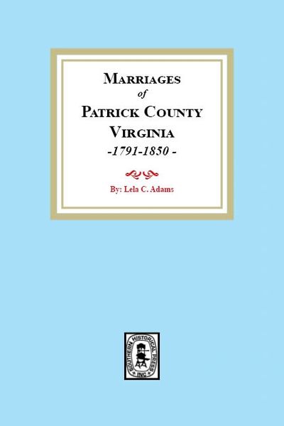 Cumberland County, Virginia 1749-1840, Marriages of. | Southern ...