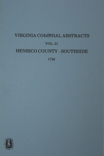 Henrico County, Virginia, Records, Vol. 21.