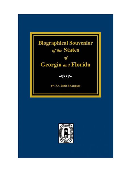 Biographical Souvenior of the States of Georgia & Florida.