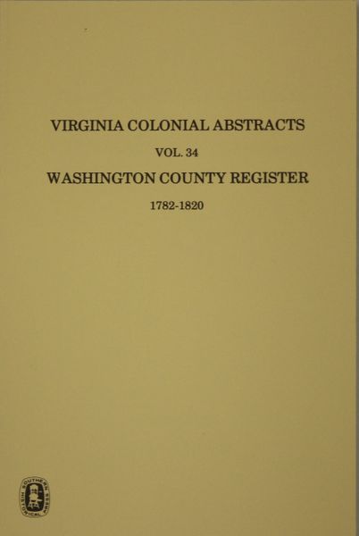 Washington County, Virginia Records, Vol. 34.