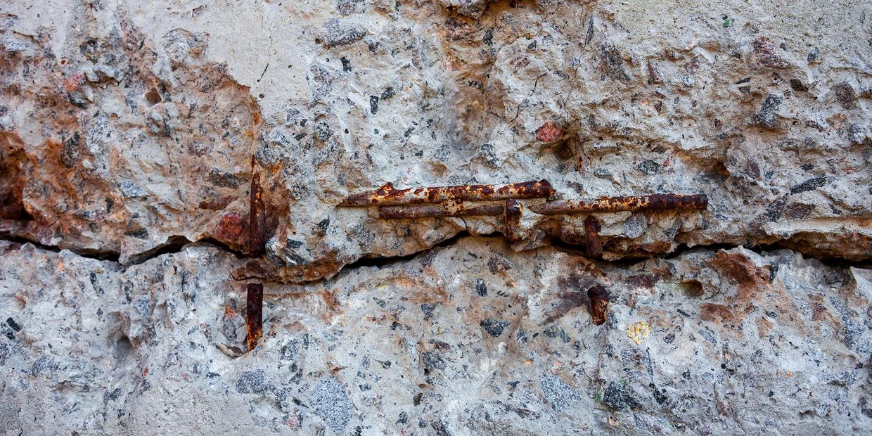 Cathodic protection can prevent concrete spalling and eliminate chloride effect