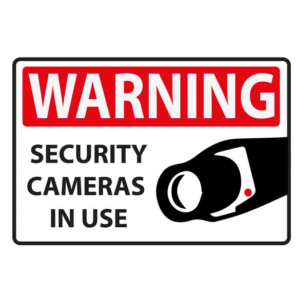 security-camera-in-use-sign-printable