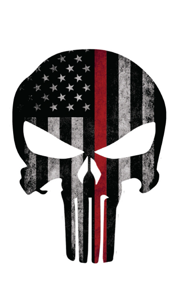 Punisher Skull Green Line Thin Green Line Punisher Version 2 Usa Flag