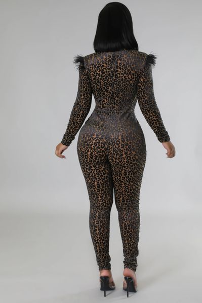 Leopard Fur Shoulders