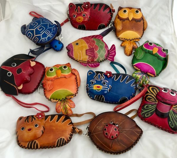 Animal Leather Coin Purse