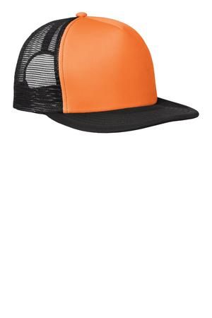 Download District® - Flat Bill Snapback Trucker Cap. DT624 ...