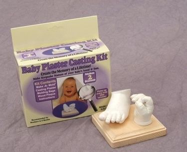 Baby plaster casting sales kit