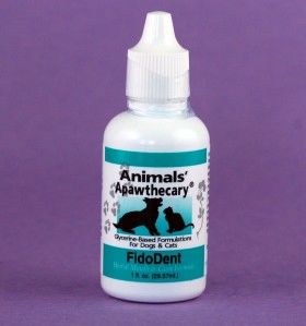 Animals' Apawthecary FidoDent Herbal Mouth and Gum Formula - 1 oz bottle