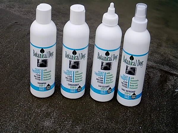 Botanical Dog Coat Therapy 4 Step Dog Care System-Save when buying as a Set