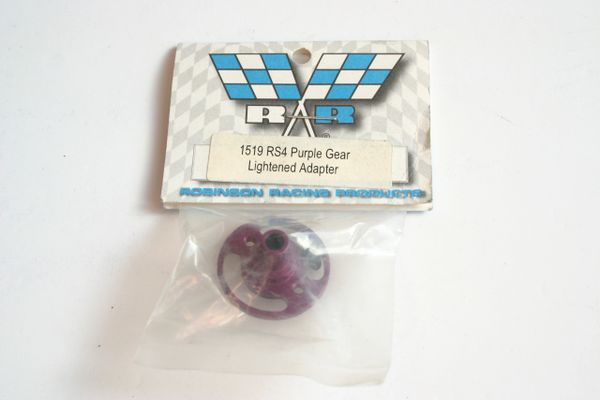 Robinson Racing Lightened Purple Spur Gear Adapter For HPI RS4 - RRP-1519