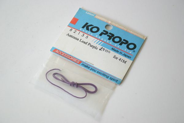 Ko Propo 82135 Replacement Receiver Antenna Lead Purple For 41Mhz