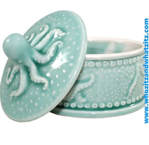 Octo Cove Sea Foam Trinket Box Whozitz And Whatzitz Unique Gifts And 