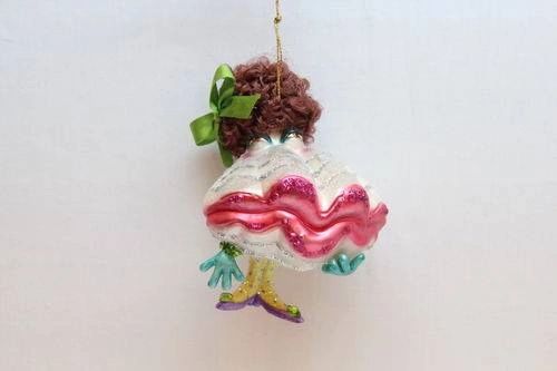 Shell Lady December Diamonds Ornament Whozitz And Whatzitz
