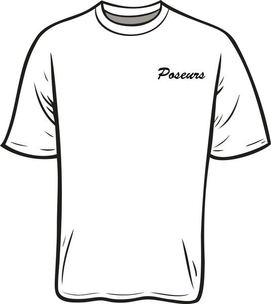 Poseurs T-shirt with Left Chest