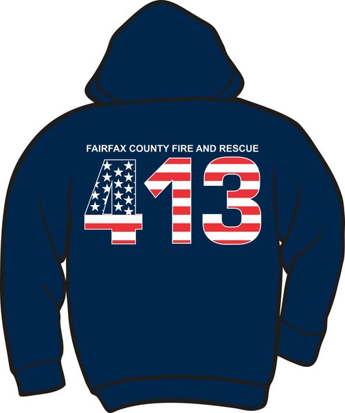 FS413 Flag Heavyweight Hoodie