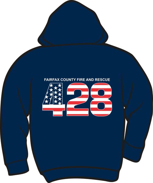 FS428 Flag Lightweight Zipper Hoodie