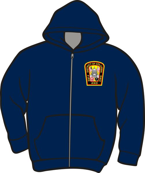 DCFD Lightweight Zipper Hoodie