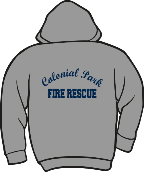 Colonial Park Fire Rescue Lightweight Hoodie