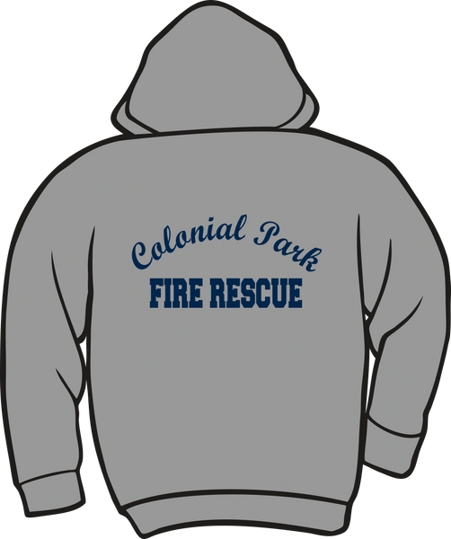 Colonial Park Fire Rescue Heavyweight Zipper Hoodie