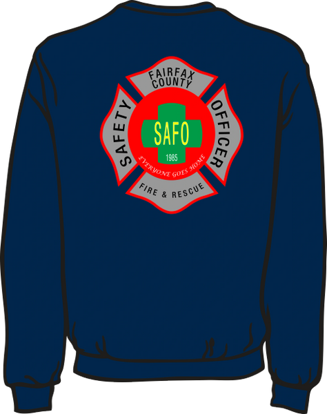 Fairfax County Safety Officer 401 Heavyweight Sweatshirt