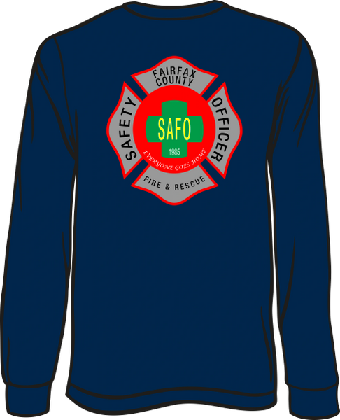 Fairfax County Safety Officer 402 Long-Sleeve T-Shirt