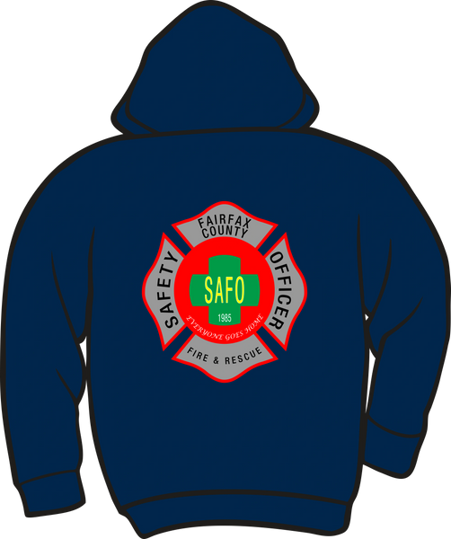 Fairfax County Safety Officer 402 Heavyweight Hoodie