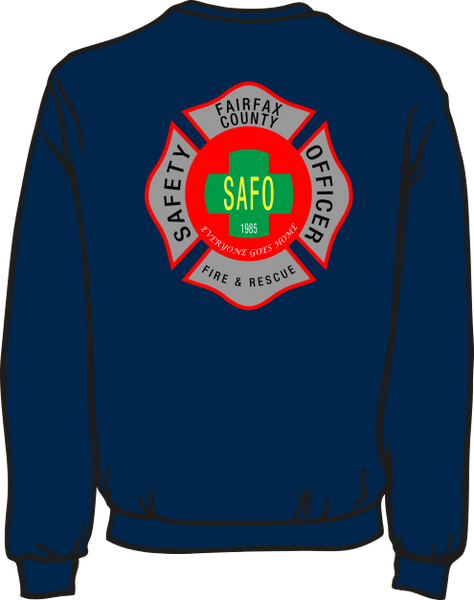 Fairfax County Safety Officer 402 Heavyweight Sweatshirt
