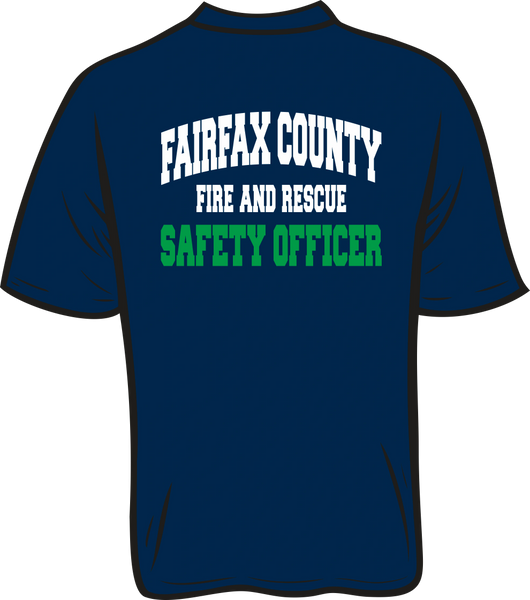 Fairfax County Fire And Rescue Safety Officer T Shirt Tee Street Ink Practically Anything On 6123