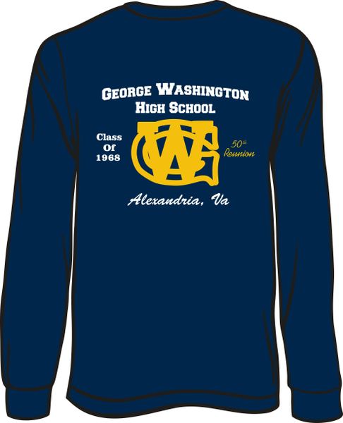 GWHS 1968 50th Reunion Long Sleeve T-Shirt