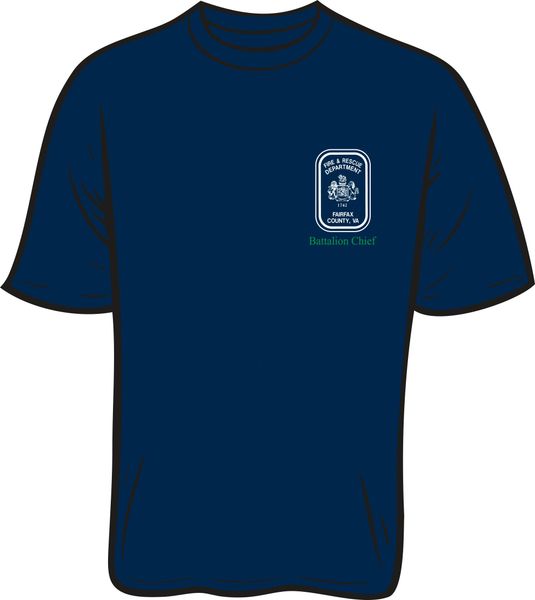 Fairfax County Safety Officer Battalion Chief T-Shirt