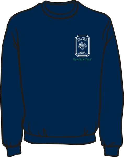 Fairfax County Safety Officer Battalion Chief Heavyweight Sweatshirt