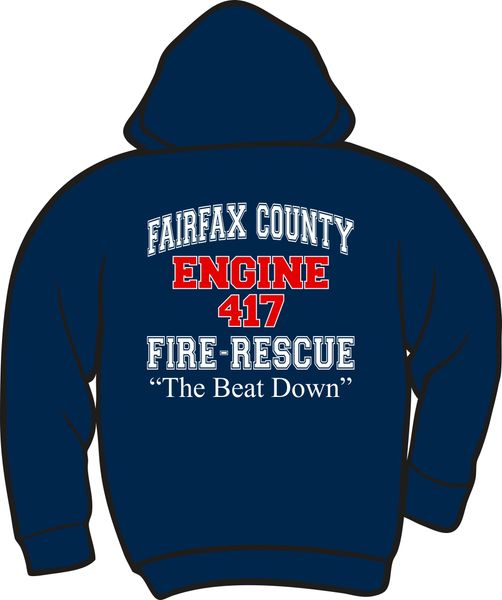 FS417 F&R Engine Heavyweight Hoodie