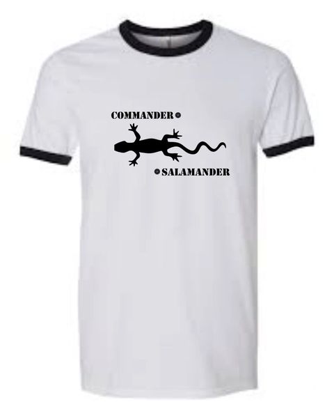 Commander Salamander - Washington T Shirt Funny Gecko Commander Salamander - Washington T Shirt Funny Gecko