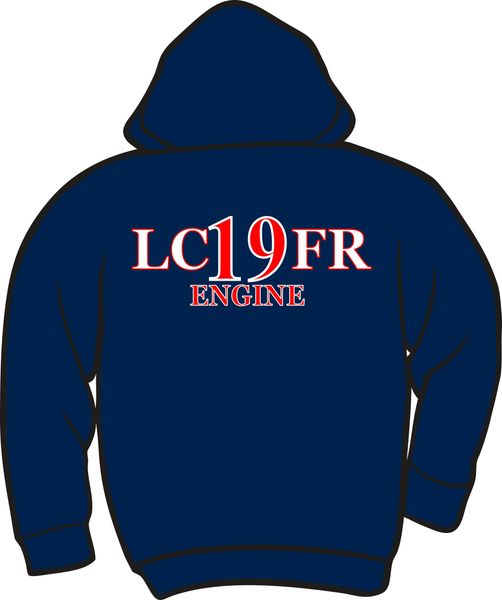 LC19 Engine Lightweight Zipper Hoodie