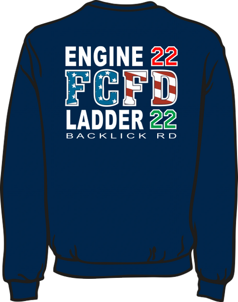 FS422 Flag Heavyweight Sweatshirt