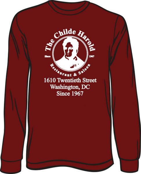 Childe Harold Long-Sleeve T-Shirt with address
