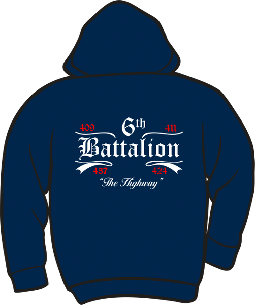 Battalion 6 Heavyweight Zipper Hoodie